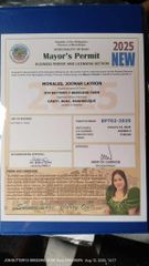 Mayor permit certificate from JCM BUTTERFLY BREEDING FARM