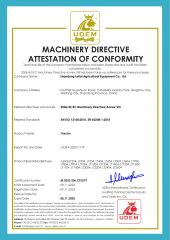 Certificates certificate of Letol Agricultural Equipment (Qingdao) Co., LTD – certificate photo, supplier certificates section