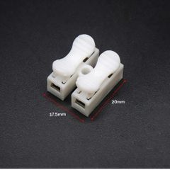 2 Pins Electrical Cable Connectors -100pc Material Brass Usage/Application Audio & Video Connector Type Power - Image 1