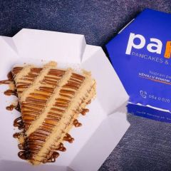Custom Printed Food White Paper Take Away Mini Pancake Waffles Packaging Foldable Delivery Box Containers Tray with Cover - Image 4