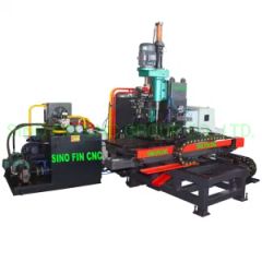 CNC Punching Drilling Machine Condition New Model NO. PDM100 HS Code 84592100 Trademark SINO FIN Origin Jinan, China Controlling Mode CNC - Image 1