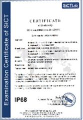 Our certificates certificate from ASunpro Light Industrial Products Inc.