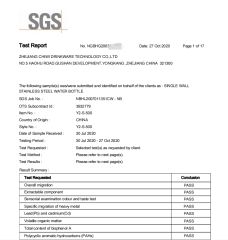 PAHS certificate from Shanghai Karry Industrial Co., Ltd.