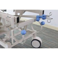 Sfda Approved Manual Hospital Patient Transport Cart Mattress 2cm Condition New Folded Unfolded Caster 8 Inches Model NO. - Image 5