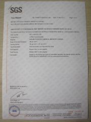 RoHS Directive 2002/95/ EC Test Report certificate from Ningbo Hopson Chemical Industry Co., Ltd.