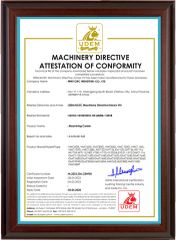 CE Certificate certificate from Wmt Cnc Industrial Co., Ltd.