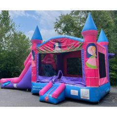 Kids Indoor Moonwalk Commercial Inflatable Bouncer PVC Outdoor Inflatable Castle with Pool and Slide - Image 2