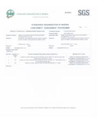 SONCAP certificate from Hebei Plentirain Irrigation Equipment Technology Co., Ltd