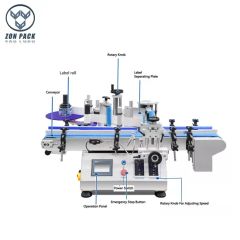 Automatic Desktop Round Bottle Fixed Point Labeling Machine Label ...
