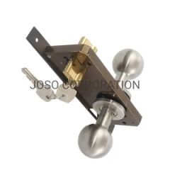 Stainless Steel Best Safe Interior Door Lock with Spherical Handle Fire Proof - Image 4