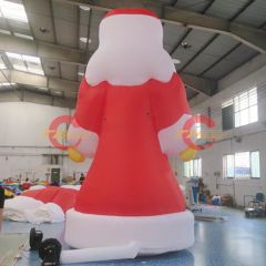 Outdoor Inflatable Advertising Santa Cartoon Color Red Trademark TH Warranty 1 Years Application Outdoor Material - Image 5