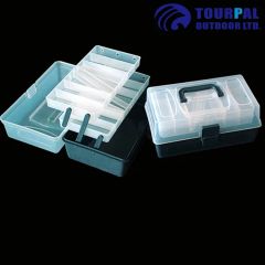 Multiple Layers Plastic Fishing Tackle Box with Environmental PP Material - Weihai Tourpal Outdoor Ltd.