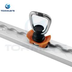 Single Stud L Track Fitting D Ring with Plastic Base - Image 5