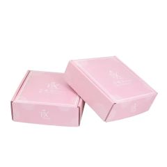Custom Printed Gradient Pink Corrugated Mailer Box Shipping Packaging Carton - Image 3