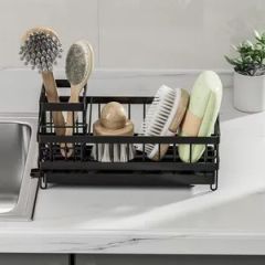 Sponge Rack, Kitchen Sink Storage Rack, Hanging or Floor-Standing Kitchen Storage Rack, Metal Vertical Storage Rack - Image 5