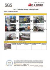 SGS certificate from Zhongshan JDL Metal Crafts Co., Ltd.