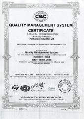 ISO9001 certificate from Zhenjiang Fashiontex Industries Co., Ltd.