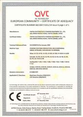 CE Certificate certificate from Dongsun Powder Processing Equipment Co., Ltd.