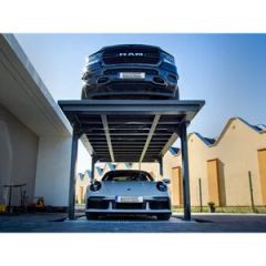 Space-Saving Stacked Car Lift System for Tight Garage Origin China Trademark HR Weight 1000 Kg Model NO. CK718 Moves Stationary - Image 3