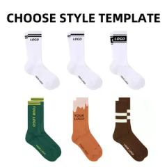 Custom Crew Sport Socks High Quality Socks Men Custom Size Custom Model NO. 14 Origin China MOQ 100 Pairs Material - Image 3