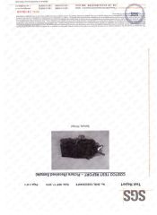 SGS Certification certificate from Shanghai Brothers Textile Co., Ltd.