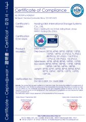 ECM certificate from Nanjing OKE International Storage Systems Co., Ltd.