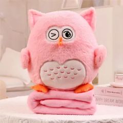 Custom Logo Personalized Soft Wholesale Promotional Kid Child Baby Mascot Gift Doll Plushie Plushies Stuffed Animal Owl Bird Blank - Yangzhou Detuo Trading Co., Ltd.