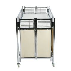 Steel Frame Professional Design Foldable Display Promotion Table with Large Storage Space - Image 4