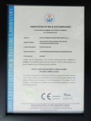CE certificate from Ruian Zhenbang Printing Machinery Co., Ltd.