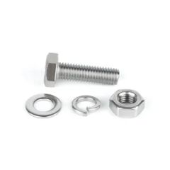 Premium Hexagon Screw Bolts with Durable Spring Washers for Heavy-Duty Use - Image 2