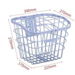 Large Capacity Metal Bike Baskets for Two Helmets - Various Colors - Image 2