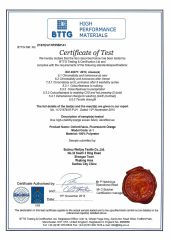 Certificates certificate from Yancheng Yunqian Apparel Co.,Ltd