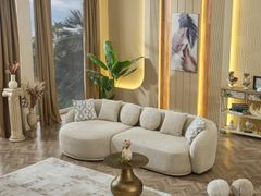 Modern Living Room Sofa - High Quality Fabric - Image 1