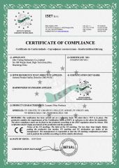 CE Certificated of Ceramic Fiber certificate from ZIBO YUFENG REFRACTORY CO., LIMITED