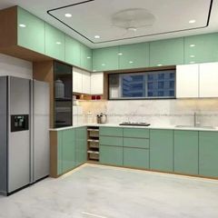 U&L Shape Modular Kitchen Interior Works Hardware Soft-close Safety Features Safety Workflow Design Easy Workflow Material Bwp/bwr Ply Or - Image 4