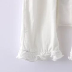 Summer Baby Wear Ribbed Knit Short Sleeve Coverall Rompers Bodysuits - Image 6
