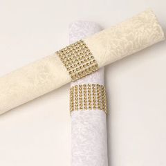 Crystal Napkin Rings for Stylish Banquet and Party Settings - Image 2