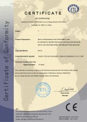 ETL certificate from Jinan Linteng Technology & Trade Co., Ltd.