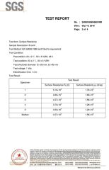 Anti-static UHMWPE Sheet certificate from Abosn (Qingdao) New Plastic Products Co., Ltd.