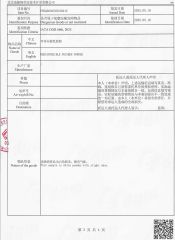 DGM3 certificate from Shandong Fanhua Chemical Technology Co., Ltd