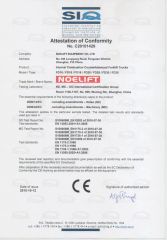 1T , 2T , 2.5T, 3T , 3.5T diesel forklift truck Conformity certificate of Hangzhou Noelift Equipment Co., Ltd. – certificate photo, supplier certificates section