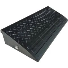 Road Safety Rubber Kerb Wedge Ramps Small Portable Wheel Chock - Image 5