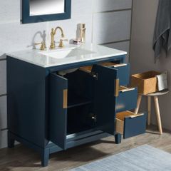 Designer Customised Bathroom Vanities Material Wooden Color MULTICOLOR I Deal In New Only Number Of Shelves 2 Shelves Payment mode online / - Image 7