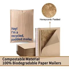 Express Compostable Packaging Courier Shipping Envelope Plastic Mailing Bag - Image 3