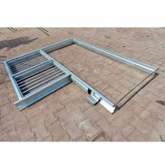 Iron Gp / gi sheet Outdoor Gate Frame Material Iron Shape Rectangular Open Style Hinged Material Grade 6061 Frame Thickness - Image 4
