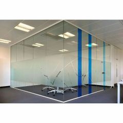 16mm Office Glass Partition Material Glass Thickness 16mm Color Transparent Appearance Modern Design Type Standard Usage/Application - Image 1