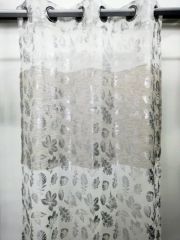 Home Textile Foil Style Linen Looks Curtain - Image 1