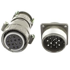 Circular Connector Rated Current 7A-25A Material Aluminum Alloy Insulatin resistance 5000m Ohm Withstanding Voltage 1500 V - Image 1