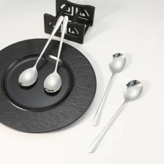 Round Spoons Made of 304 Stainless Steel Sample Free MOQ 100 Set Origin China Color Multicolor HS Code 8215200000 Trademark chuanxin - Jieyang Chuanxin Hardware Product Factory