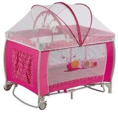 Baby Bed Playpen Mosquito Net, Rocking Bar HS Code 9403 Origin China Condition New Style American Color Multicolor Customized - Image 3
